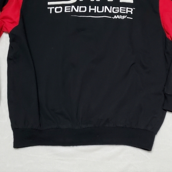 RARE Vintage Jeff Gordon Nascar Drive To End Hunger Black Red Cotton Jacket XXL - Picture 13 of 15
